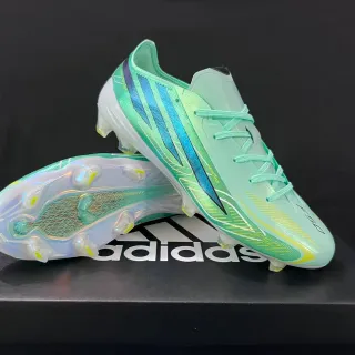 Adidas X Speedflow Mint Green Iridescent Three-Stripe Firm-Ground Soccer Shoes