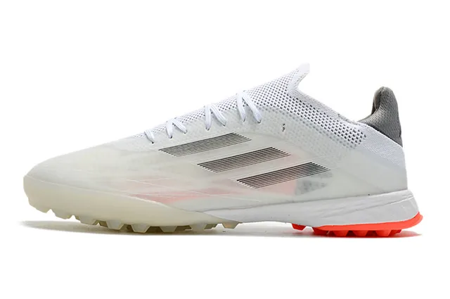 Adidas X Speedflow Chaussures de football en gazon artificiel blanc gris orange 7
