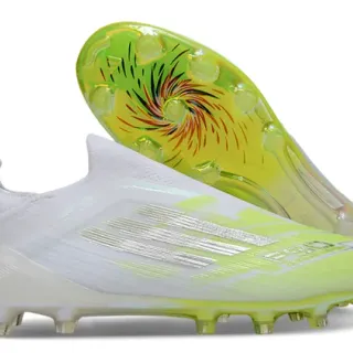 Adidas X Speedflow White Neon Lime Green Firm-Ground Soccer Shoes