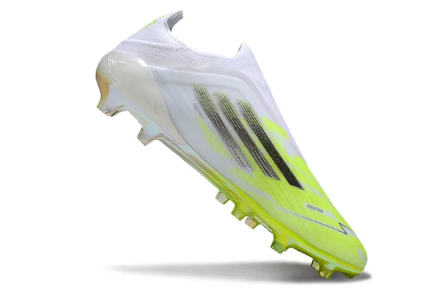 Adidas X Speedflow White Neon Lime Green Firm-Ground Soccer Shoes 2