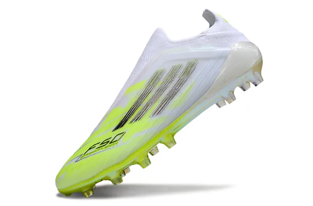 Adidas X Speedflow White Neon Lime Green Firm-Ground Soccer Shoes 3