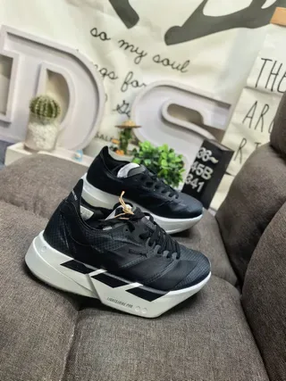 Adidas Y-3 Black Silver Sculpted Midsole Mesh-Synthetic Hybrid Upper Lifestyle Sneakers 19