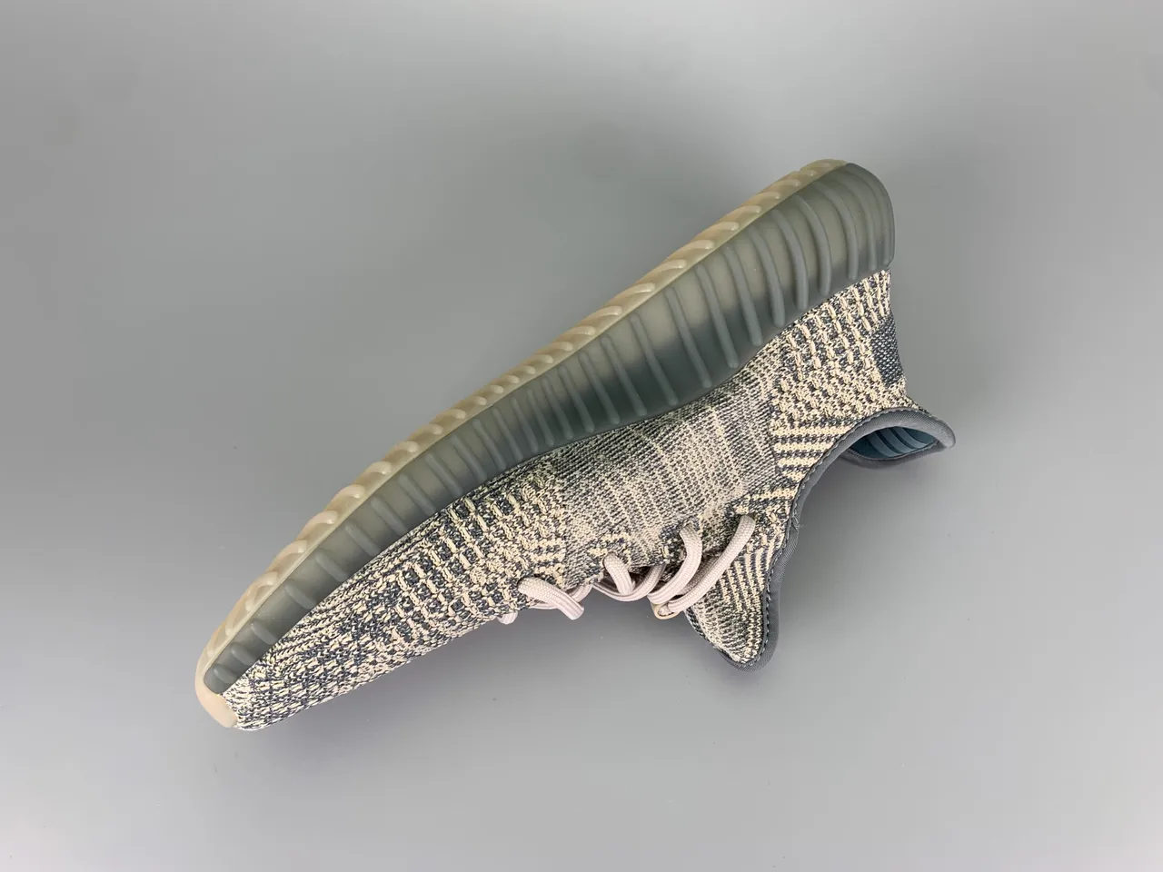 Adidas Yeezy Boost 350 Beige Gray Knit Lifestyle Sneakers 10