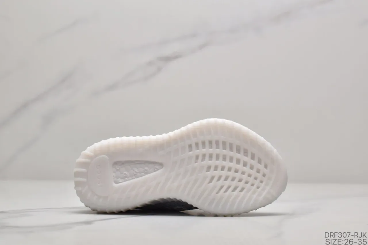Adidas Yeezy Boost 350 V2 White Monogram Yellow Strap Lifestyle Sneakers 19