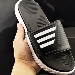 Adidas Yeezy Slide Black and White Slippers