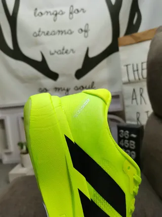 Adidas Yellow Black Knit Upper Three-Stripe Side Panel Lifestyle Sneakers 3
