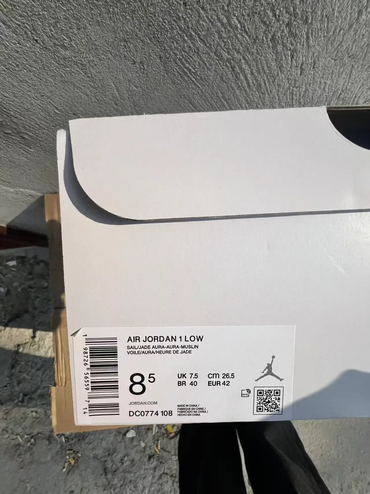 Tênis lifestyle Air Jordan 1 Low colorblock verde menta pastel 10