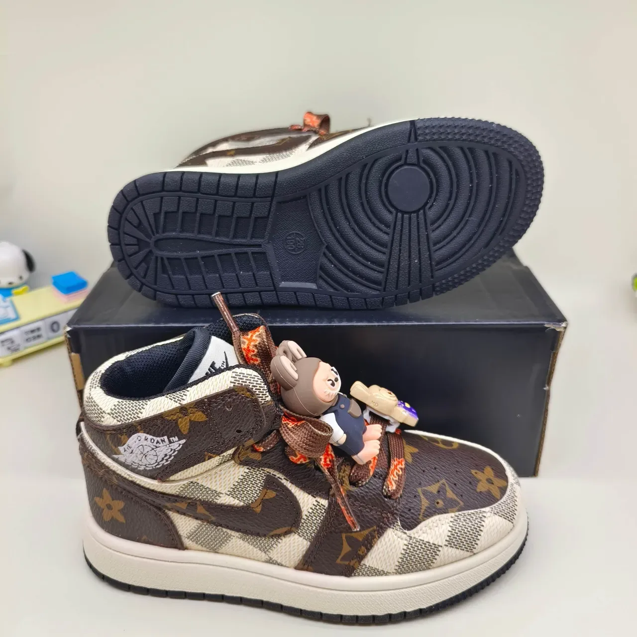 Air Jordan 1 Low sneakers lifestyle rose et blanc 16