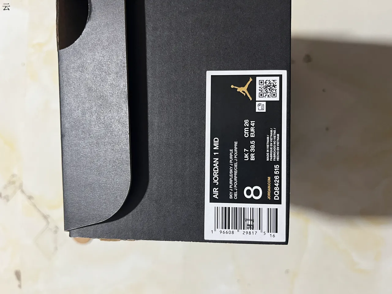 Air Jordan 1 Rosa e Branco High Top Sapatos de Basquete 3