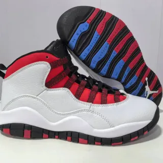 Air Jordan 10 白红黑篮球鞋