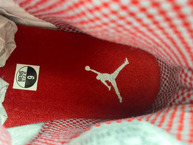Air Jordan 10 White Red Gray Basketball Shoes 7