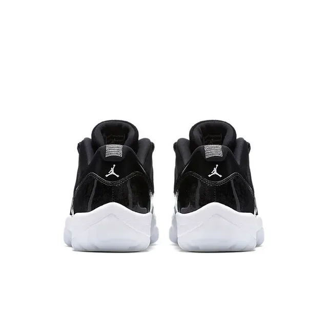 Air Jordan 11 Black White Basketball Shoes 2