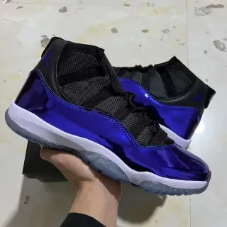 Air Jordan 11 Royal Blue Patent Leather Basketball Shoes