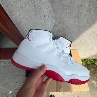 Air Jordan 11 White Red Zapatos de baloncesto