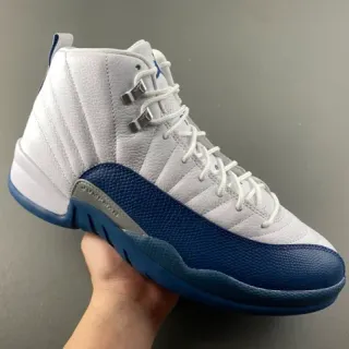 Air Jordan 12 白色皇家蓝篮球鞋