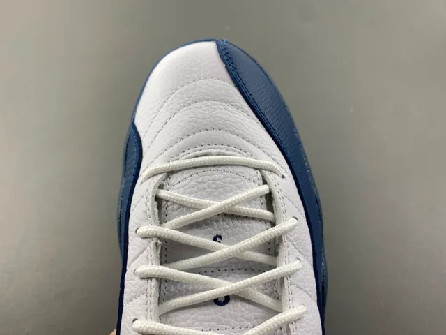Air Jordan 12 White Royal Blue Basketball Shoes 5