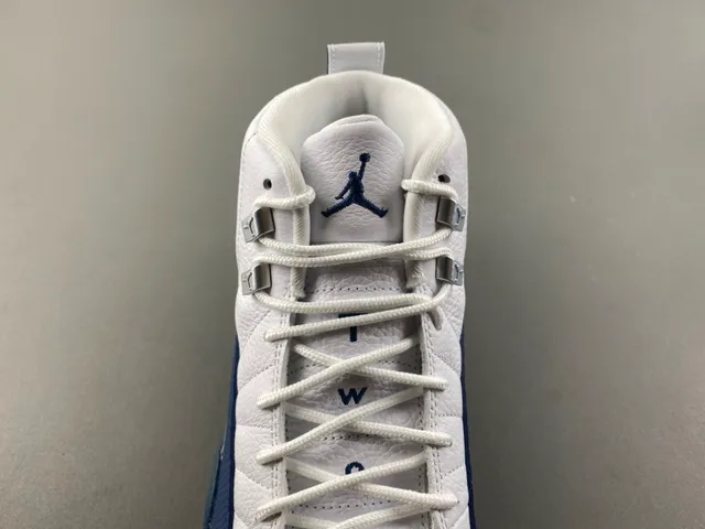 Air Jordan 12 White Royal Blue Basketball Shoes 6