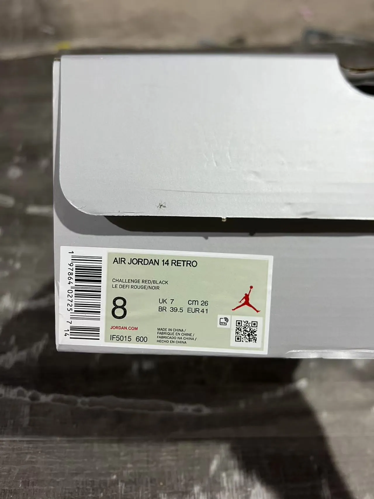 Air Jordan 14 Ferrari Red Suede Basketball Shoes 5