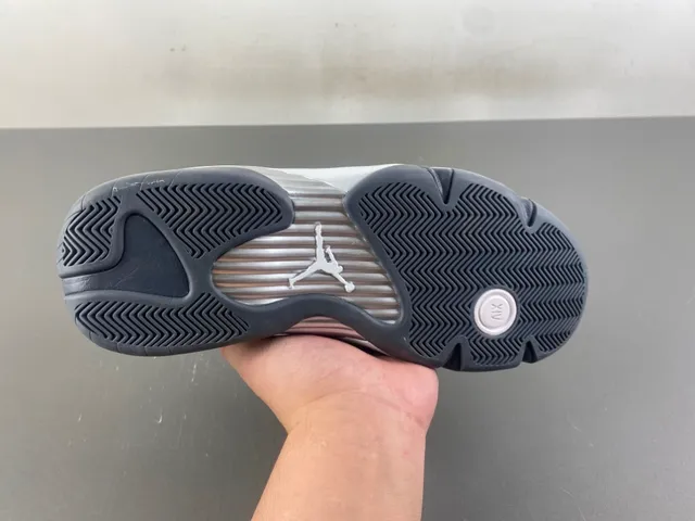 Air Jordan 14 Gray Silver Laceless Basketball Shoes 9