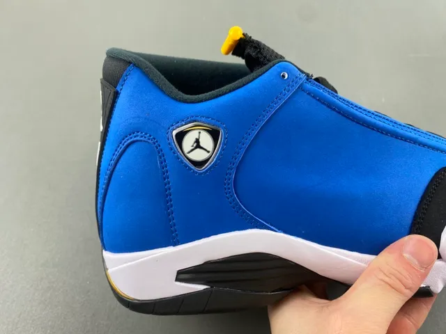 Chaussures de basket Air Jordan 14 bleu royal noir blanc 3