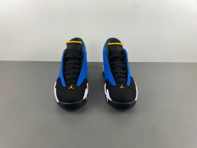 Chaussures de basket Air Jordan 14 bleu royal noir blanc 11