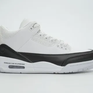 Air Jordan 3 Fragment Design White Black Basketball Shoes