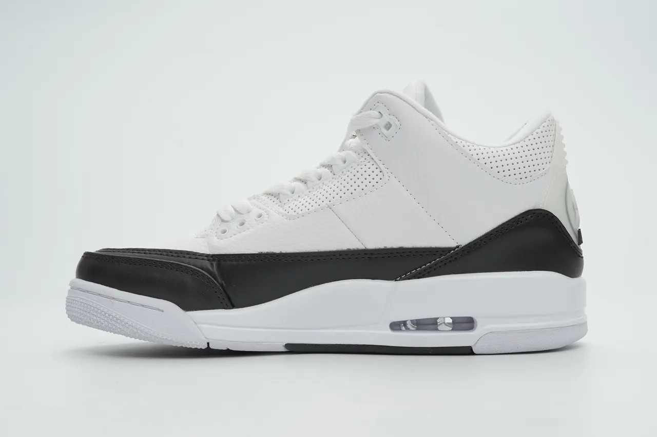 Air Jordan 3 Fragment Design White Black Basketball Shoes 10