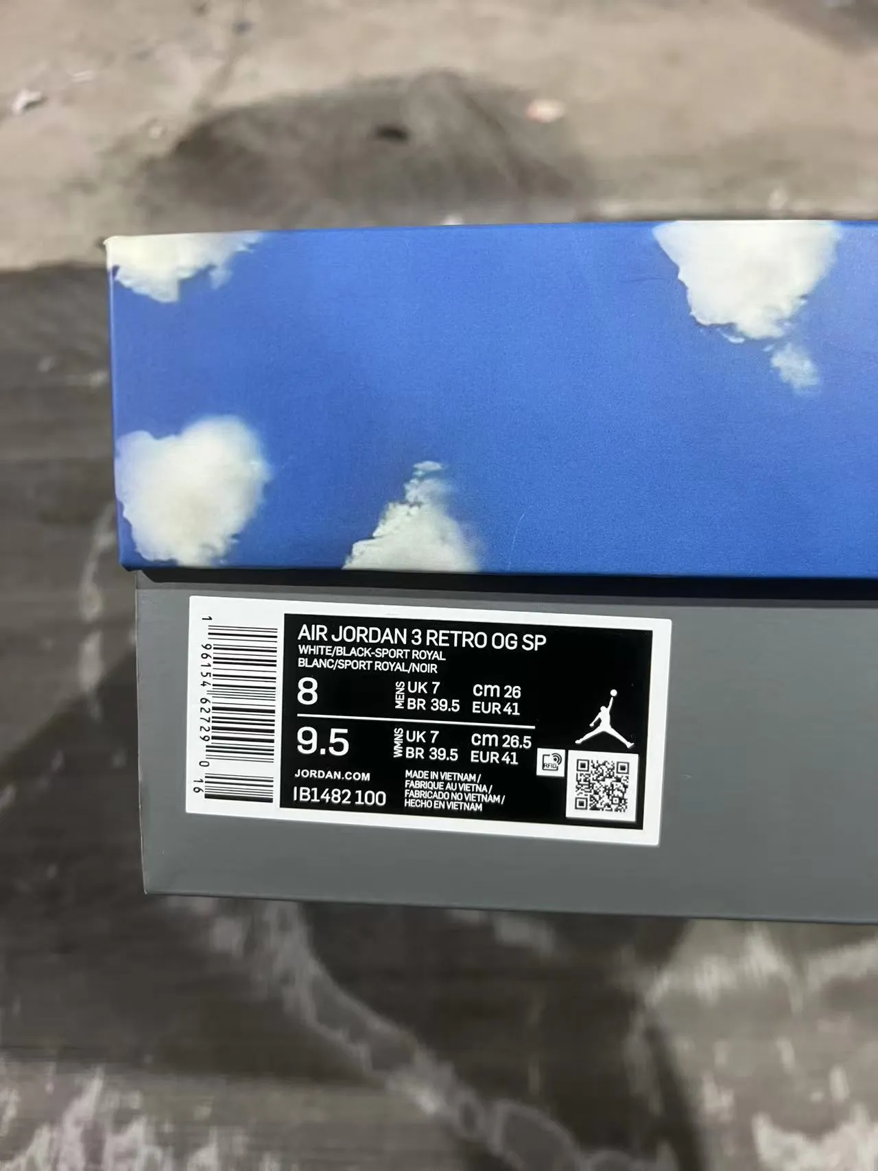 Air Jordan 3 Zapatos de Baloncesto Blancos y Beige con Estampa de Elefante 10