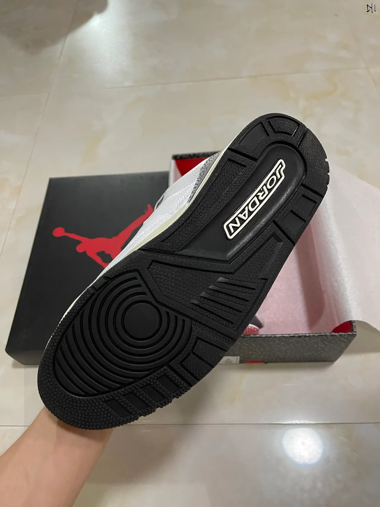 Zapatillas de baloncesto Air Jordan 3 con estampado de elefante blanco 6