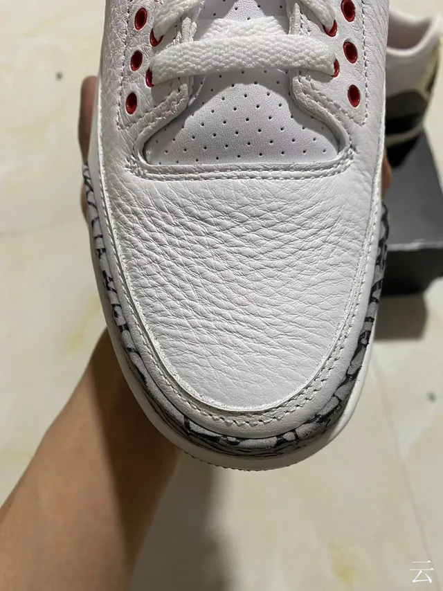 Air Jordan 3 White Elephant Print Basketball Shoes 3
