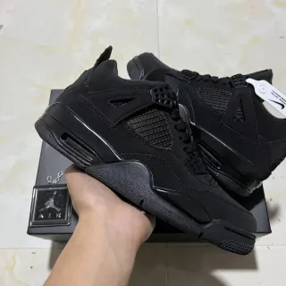 Air Jordan 4 Black Basketball Shoes