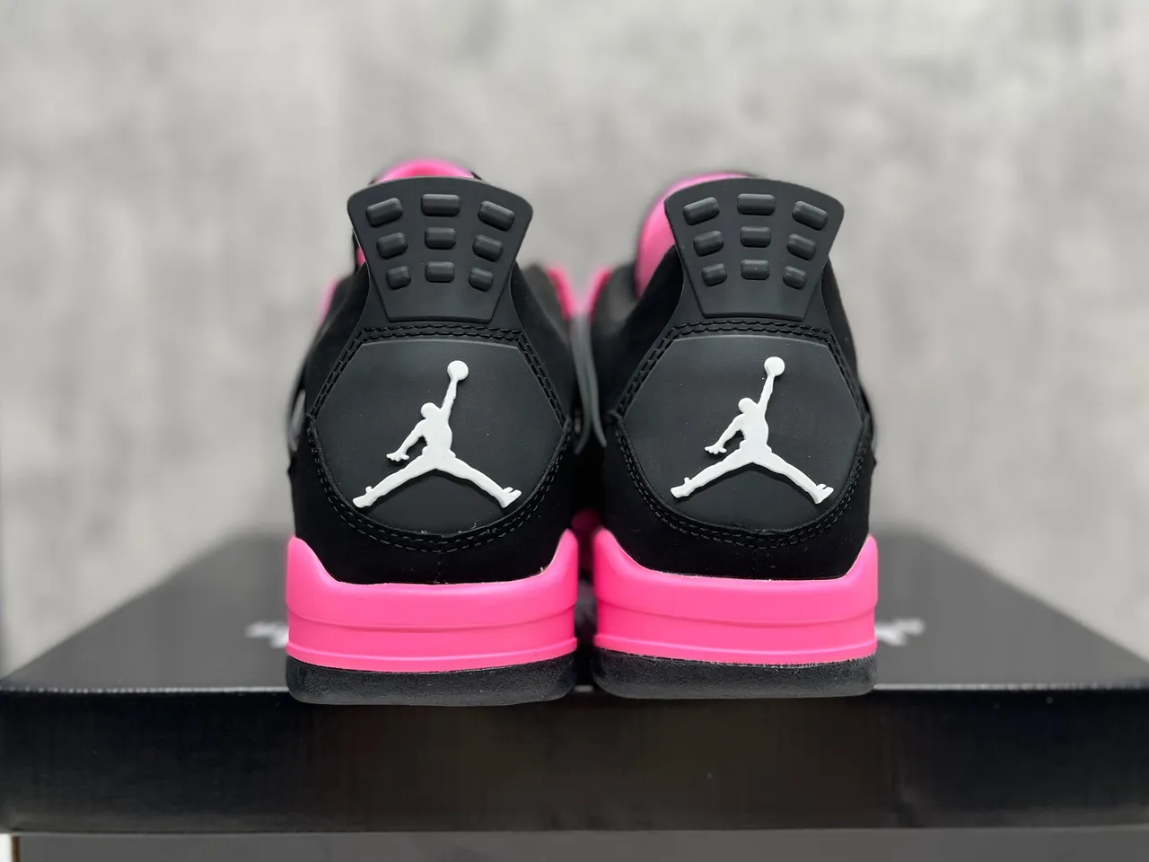 Air Jordan 4 Black Pink Panther Basketball Shoes 2