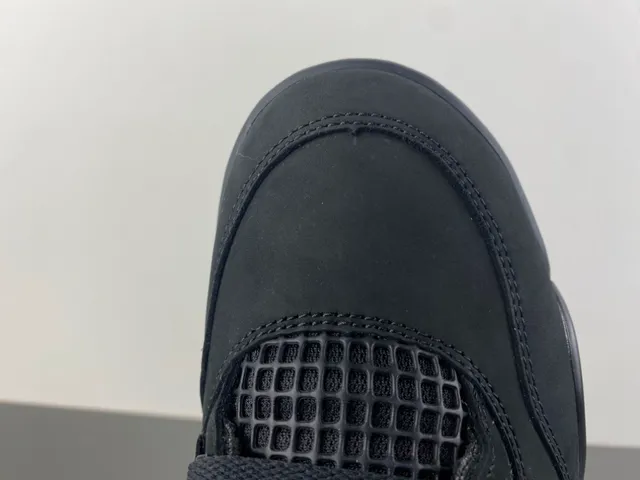 Air Jordan 4 Monochromatic Black Basketball Shoes 5