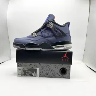 Air Jordan 4 Retro Deep Blue Black Zapatos de baloncesto