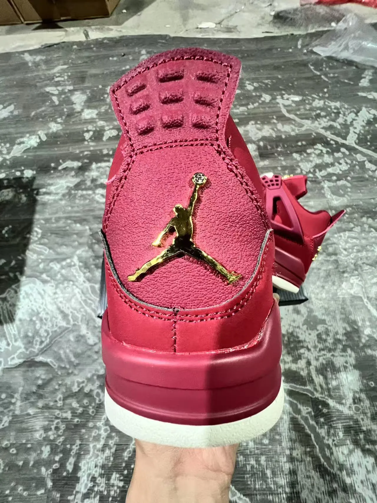 Air Jordan 4 Retro Deep Pink Basketball Shoes 8