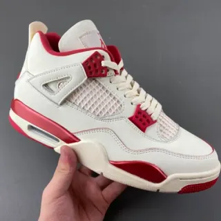 Air Jordan 4 白红篮球鞋