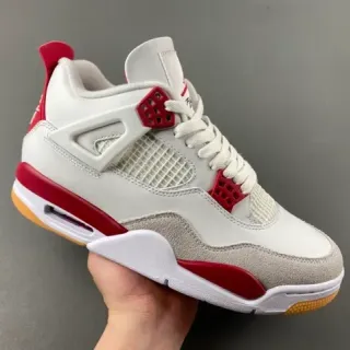 Air Jordan 4 白红胶篮球鞋