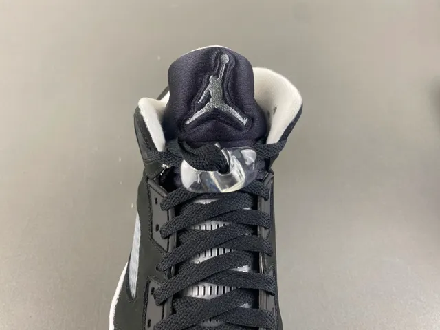 Air Jordan 5 Black White Suede Basketball Shoes 6