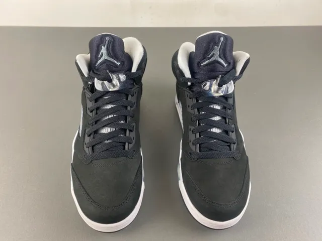 Air Jordan 5 Black White Suede Basketball Shoes 11