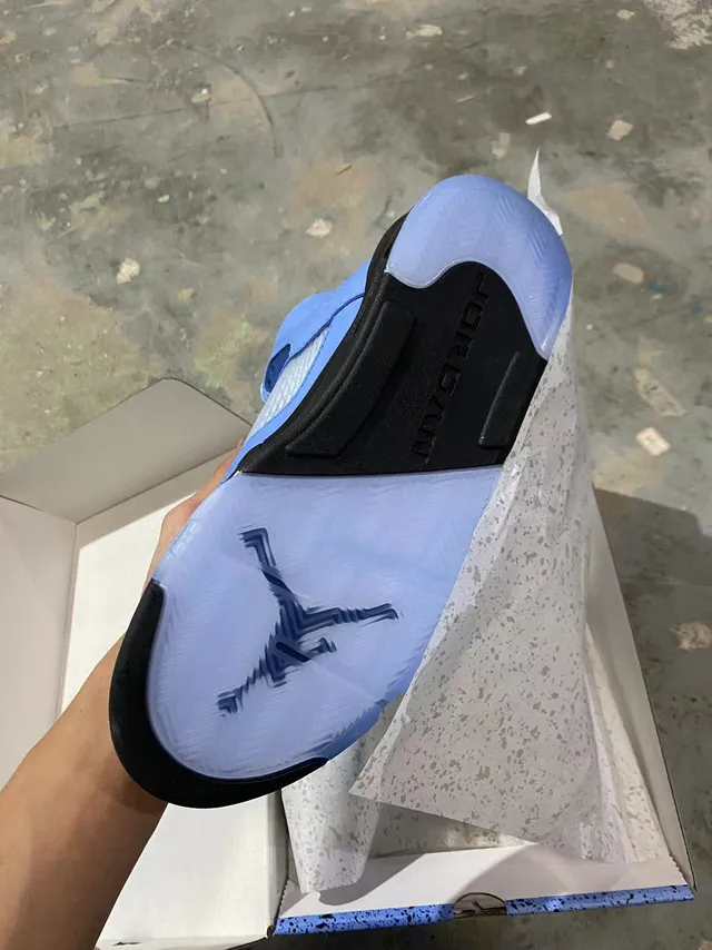 Air Jordan 5 University Blue Black Basketball Shoes 5