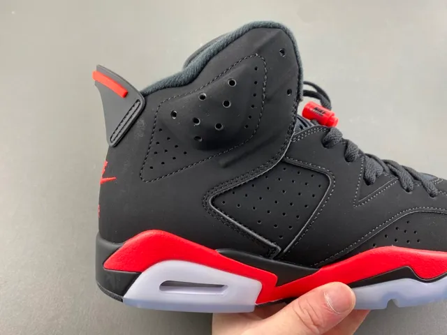 Chaussures de basketball Air Jordan 6 noir rouge blanc 3