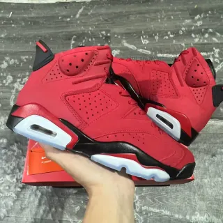 Air Jordan 6 红黑白篮球鞋