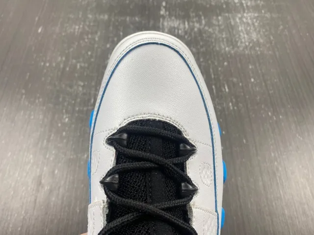 Air Jordan 9 White Blue Black Basketball Shoes 9