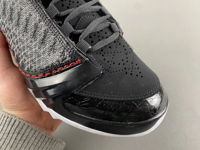 Air Jordan Black White High-Top Silhouette Woven Geometric Upper Basketball Shoes 2