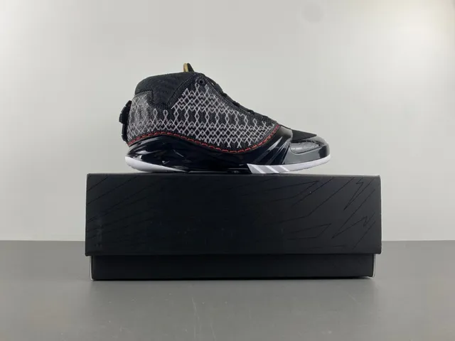 Air Jordan Black White High-Top Silhouette Woven Geometric Upper Basketball Shoes 16