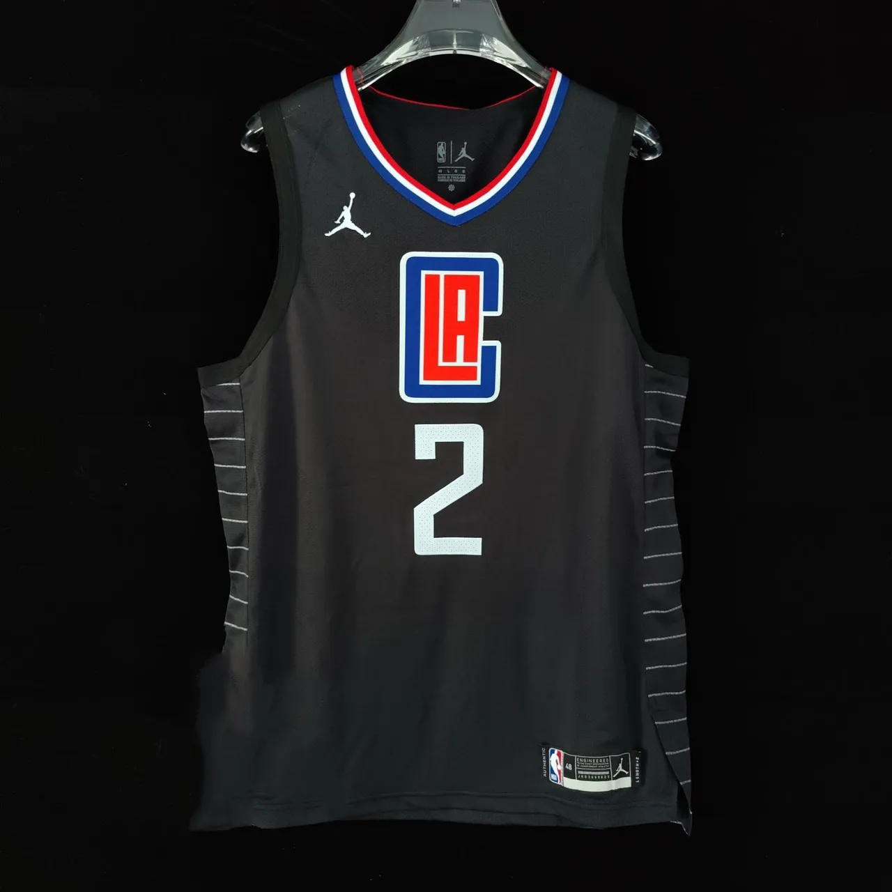Air Jordan LA Clippers Announcement Edition Black Jersey 2