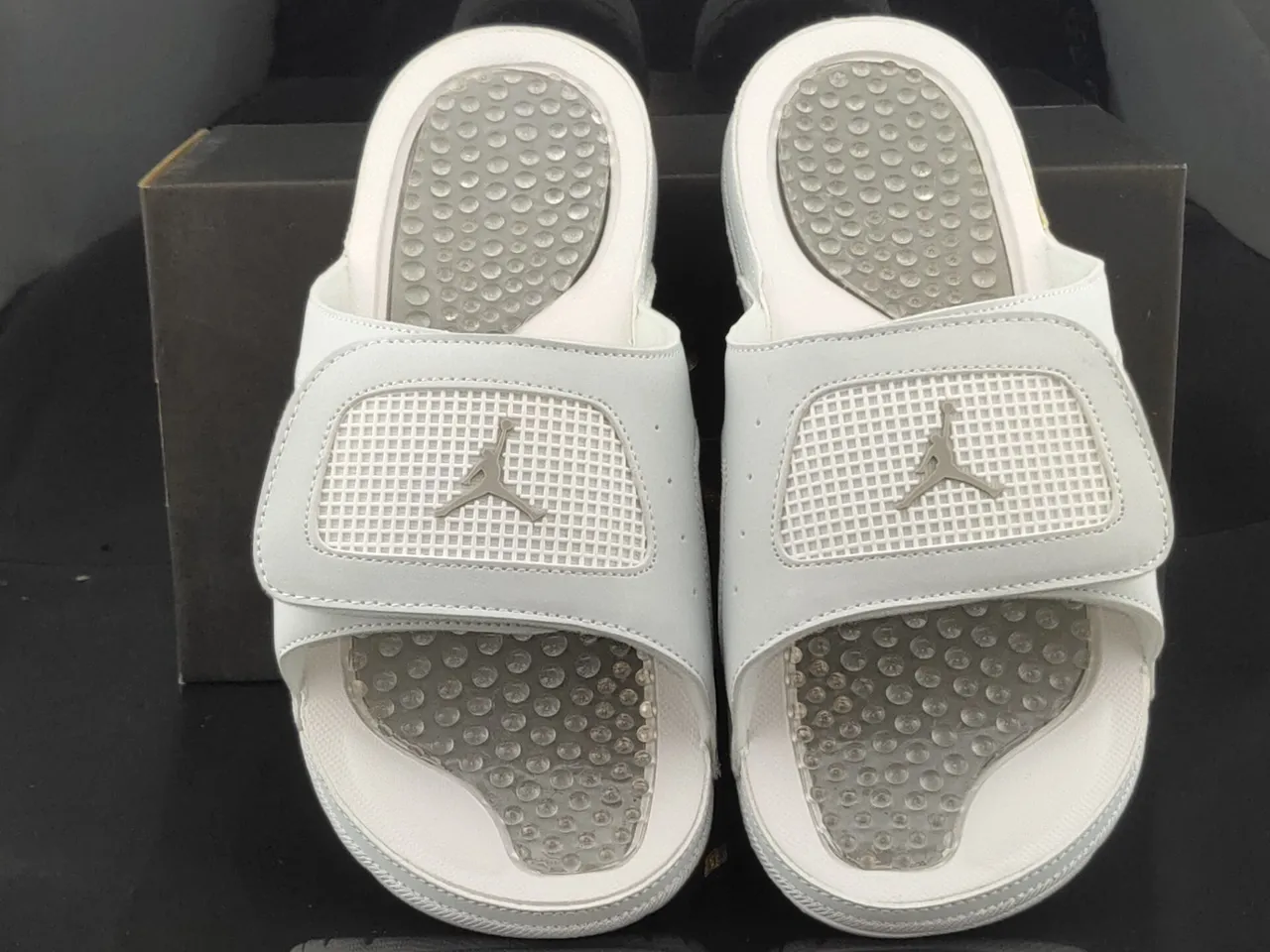 Air Jordan Slide White Translucent Pod Footbed Slipper 5