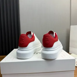 Alexander McQueen Oversized Sneaker White Red Skull Lifestyle Sneakers