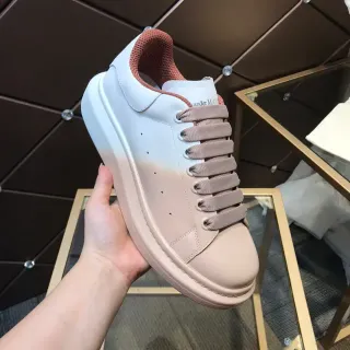 Alexander McQueen Oversized Sneaker White to Beige Gradient Lifestyle Sneakers