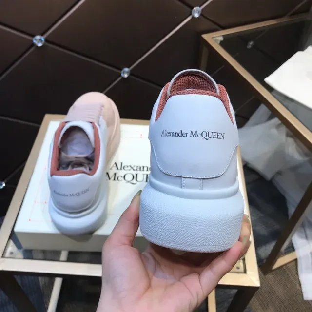 Alexander McQueen Oversized Sneaker White to Beige Gradient Lifestyle Sneakers 5